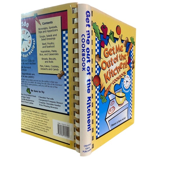 Get Me Out Of The Kitchen Cookbook 2003 Sharon & Gene McFall 1st Edition - Picture 2 of 12